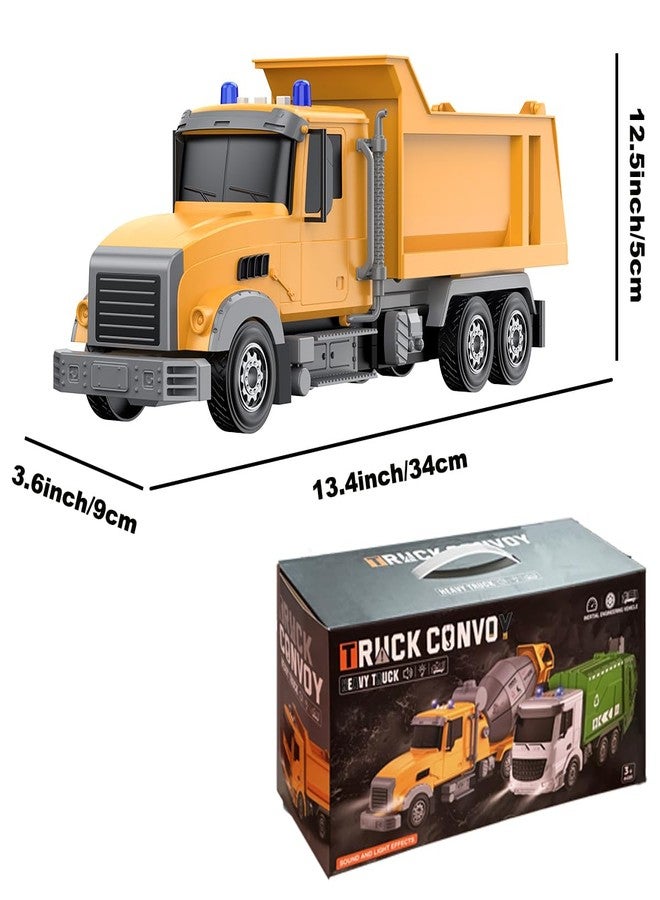 CALEST 14" Large Dump Truck with Sounds,Kids Toys for 3 4 5 6 7 8 Years Old Boys,Kids Boy Toys Christmas Birthday Gift Car - Image 4