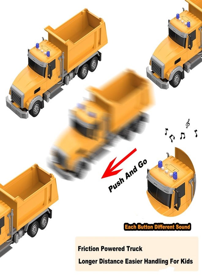 CALEST 14" Large Dump Truck with Sounds,Kids Toys for 3 4 5 6 7 8 Years Old Boys,Kids Boy Toys Christmas Birthday Gift Car - Image 3