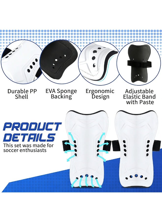 COYO Soccer Shin Guards and Socks for Toddler Kids Youth, Lightweight Soccer Shin Pads Protective Defender Gear for 10-15 Years Old Children Teen Boys Girls Sports Game - Image 2
