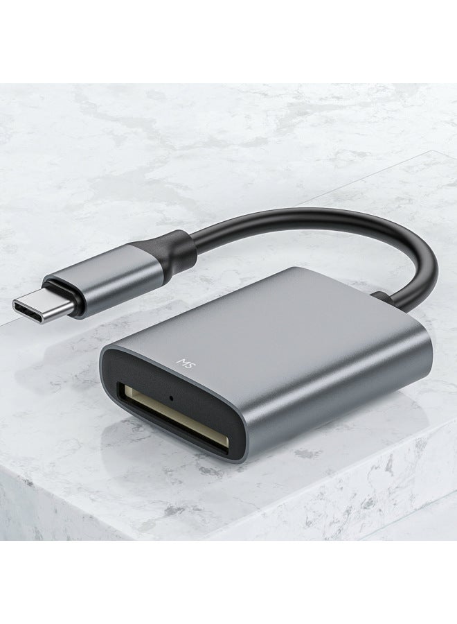 Digital Computer Card Reader Compact Portable High-speed Multi-card Usb 2.0 Memory Card Reader For Sd/mmc/xd/ms/cf Cards-Color:Lightn Interface Reading