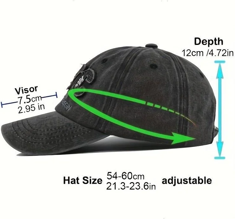 تيزجيلسين Cotton Vintage Cap Hat