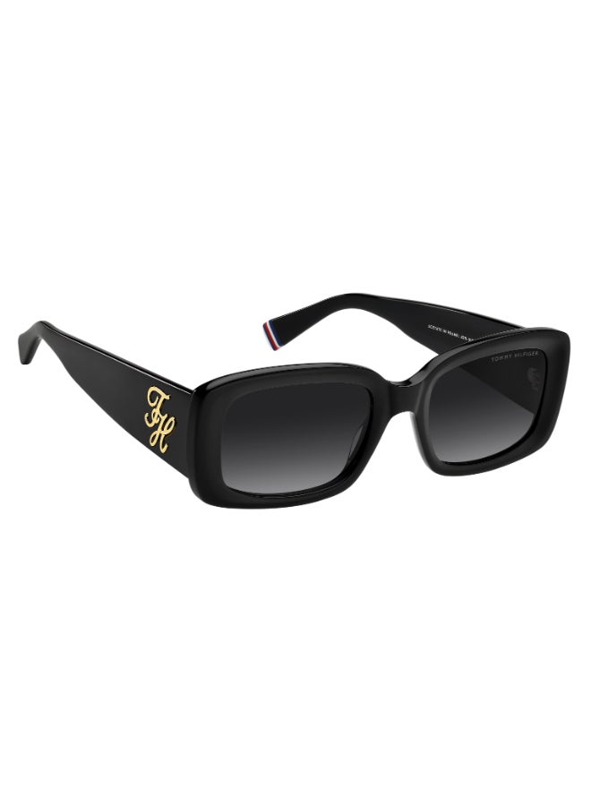 TOMMY HILFIGER TH 2343/S Sunglasses Black Rectangular - Image 2