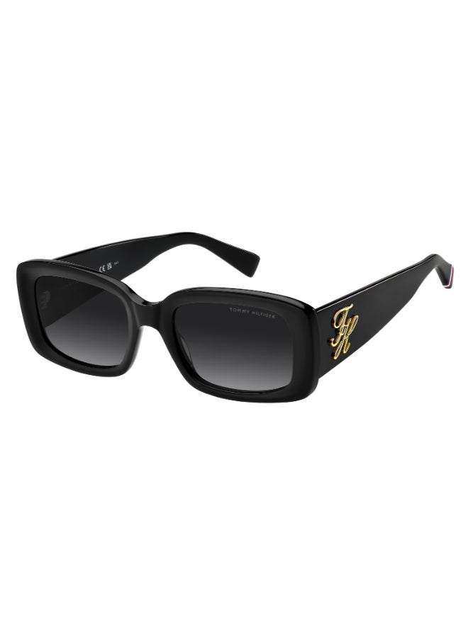 TOMMY HILFIGER TH 2343/S Sunglasses Black Rectangular - Image 1