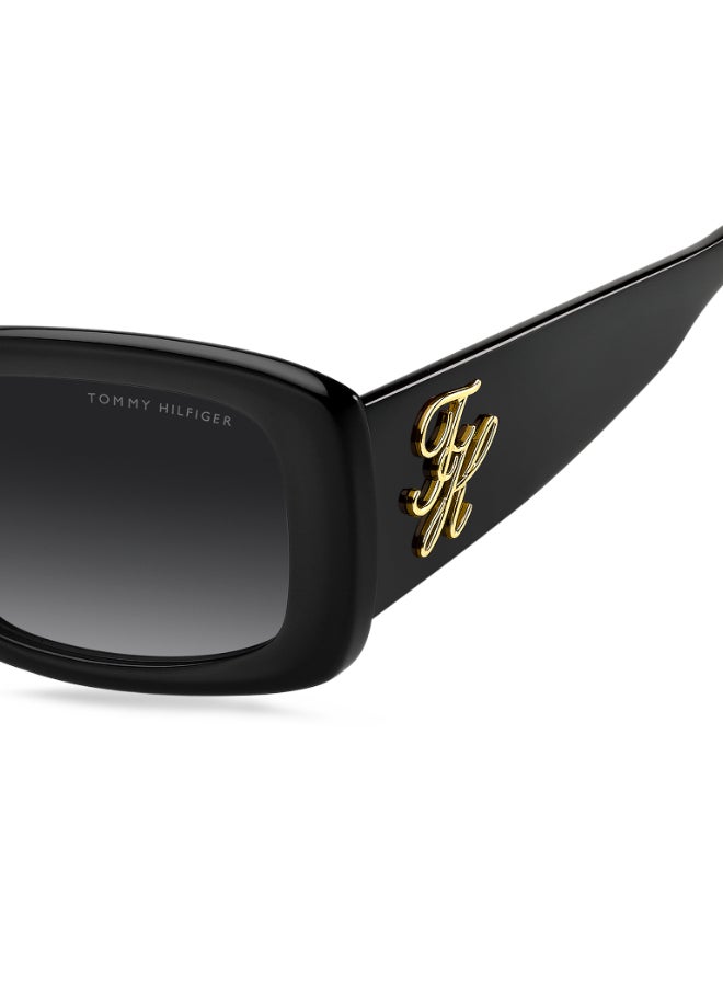TOMMY HILFIGER TH 2343/S Sunglasses Black Rectangular - Image 5