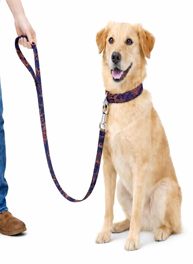 Zigly Tropical Blaze Dog Leash - Large | Durable Polyester Leash with 360° Swivel Hook | Comfortable Grip for Daily Walks - Image 1