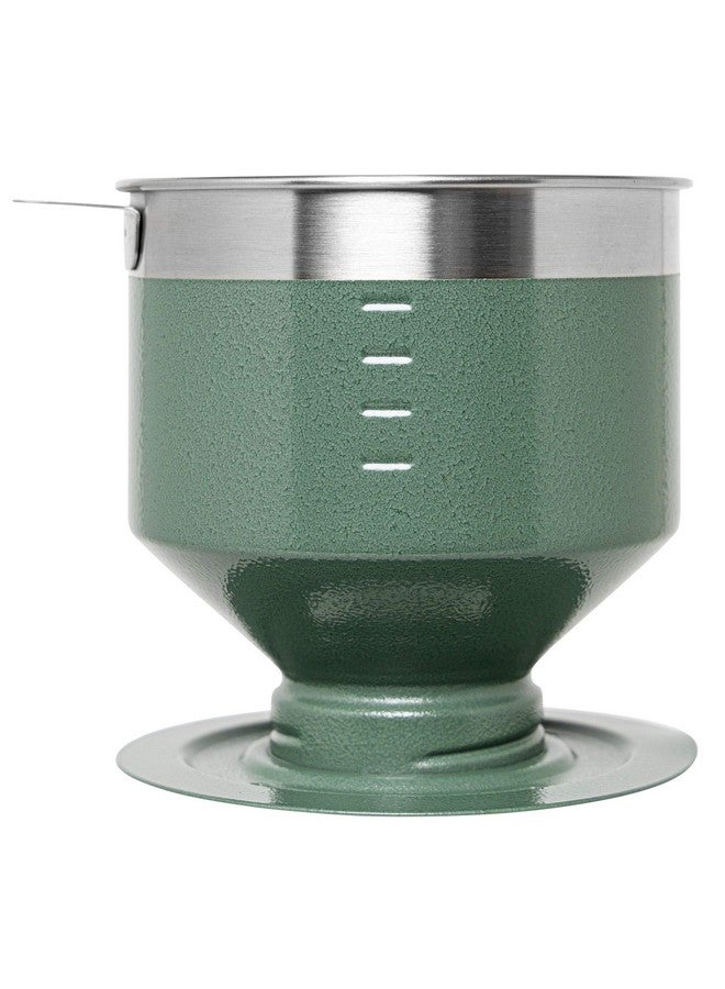 Stanley Perfect Brew Pour Over | Manual Single Cup Coffee Maker | Drip Coffee Maker with Reusable Filter | Easy Clean Stainless Steel | BPA-Free | Hammertone Green - Image 4