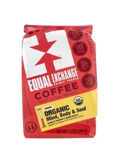 Equal Exchange Equal Exchange, Organic Coffee, Mind Body & Soul, Ground, Medium & Vienna Roasts, 12 oz (340 g)  - Image 1