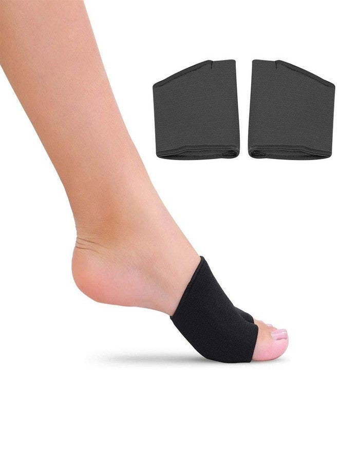 Hibaby HiiBaby Ball of Foot Cushions - Metatarsal Sleeve Pads, Fabric Forefoot Compression Socks,Half Bunion Sleeves Great for Mortons Neuroma, Metatarsal and Forefoot Pain Relief for Men and Women (Black) - Image 1