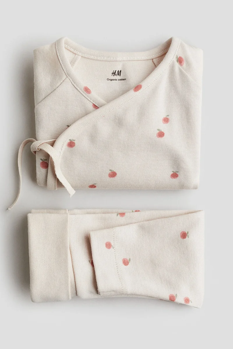 H&M 2-piece wrapover top and leggings set