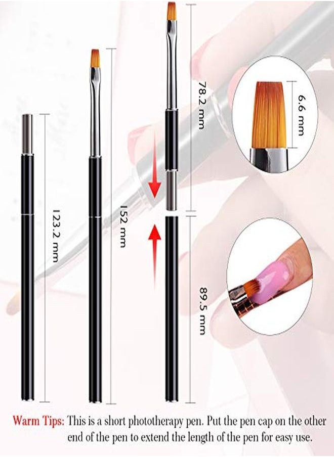 Saviland Builder Nail Gel Kit - 60G Clear Nail Extension Gel Set Nail Strengthen Nail Art Manicure Set With 100Pcs Nail Forms And Acrylic Nail Brush For Beginners  - Image 5