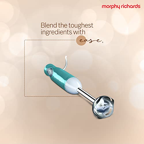 Morphy Richards Pronto Ultra Hand Blender 300W | DC Motor | Silent Operation | Detachable SS Shaft | One Speed Control | Multipurpose Blending, Easy Grip | Ergonomic Design | 2-Yr Warranty【Blue】 - Image 5