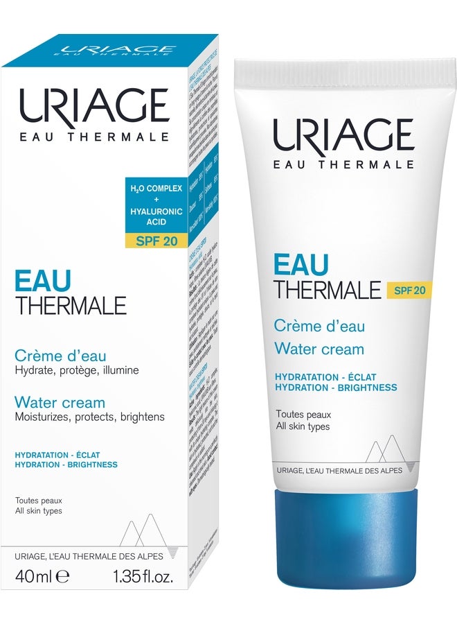 URIAGE EAU THERMAL MOISTURIZING WATER CREAM SPF 20  40 ML - Image 2