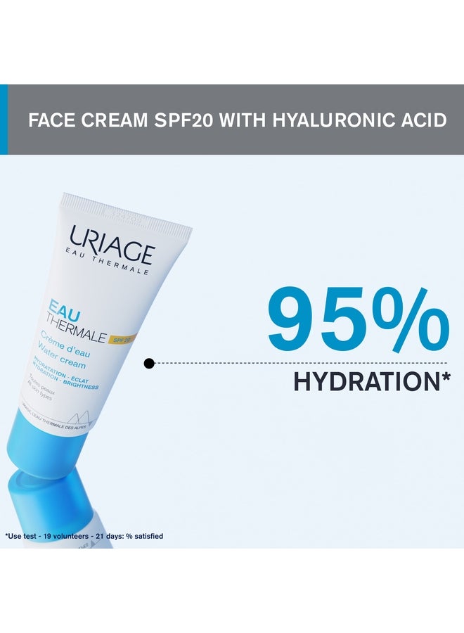 URIAGE EAU THERMAL MOISTURIZING WATER CREAM SPF 20  40 ML - Image 4