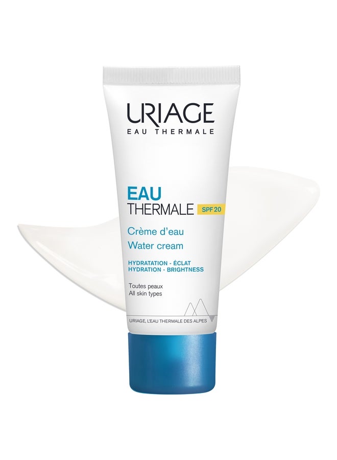 URIAGE EAU THERMAL MOISTURIZING WATER CREAM SPF 20  40 ML - Image 1