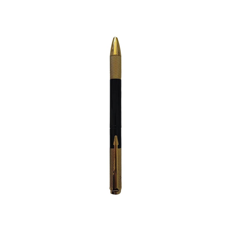 Golden Heavy Metal Ballpoint Pen Up Down Engraved High End Business Writing - Image 3