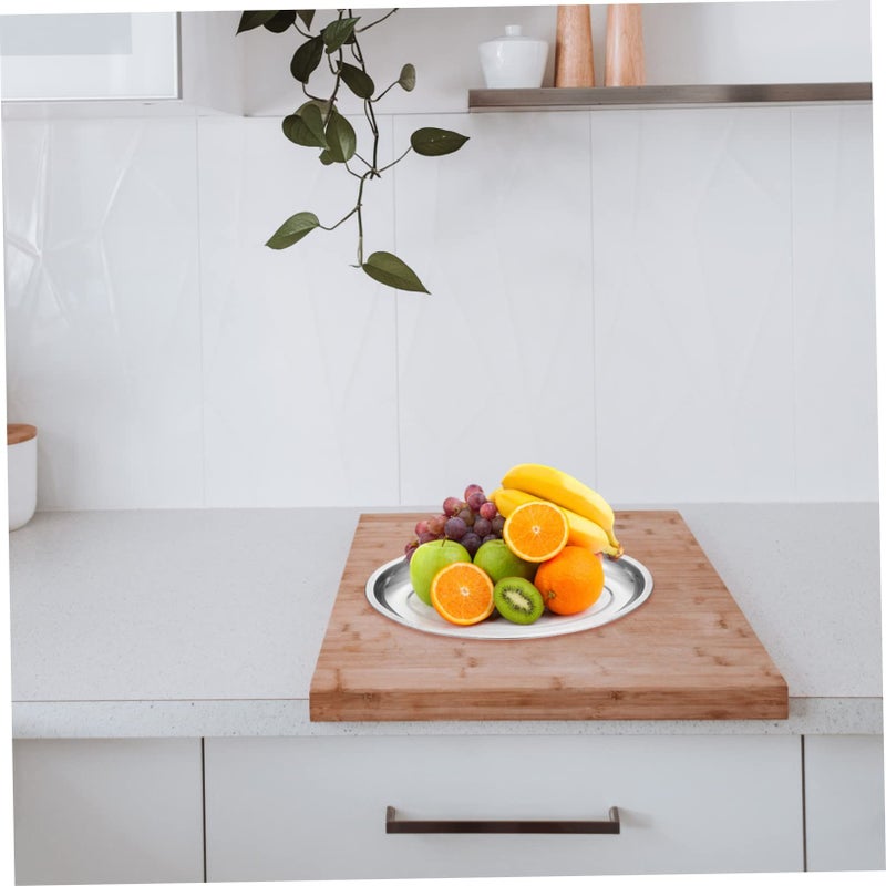 Thickened Kitchen Fish Steaming Plate Pastry Serving Tray Home Snack Dish - Image 4