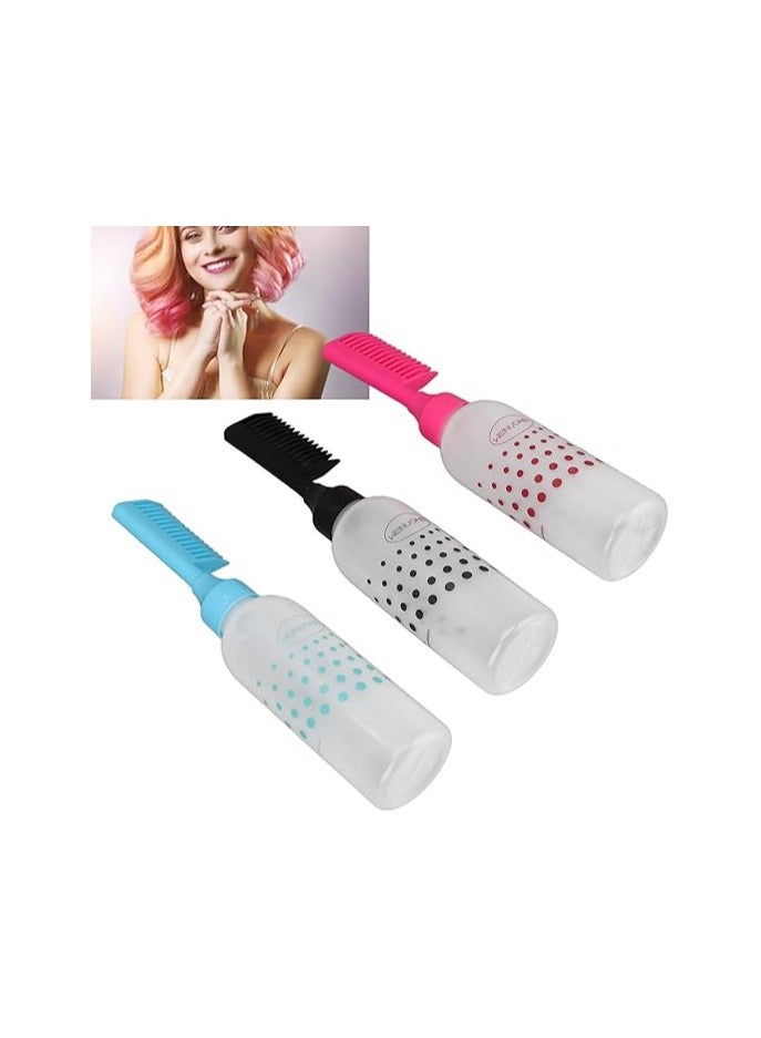 Hair Dye Brush Bottle Hair Dye Applicator Root Applicator Brush for Salon - Multi Color - Image 4