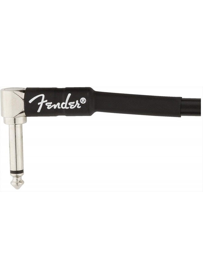 FENDER Professional Series Instrument Cable, Straight/Angle, Black, 15ft  - Image 2