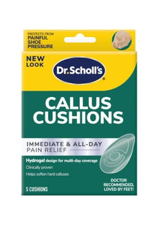 Dr. Scholl's وسادة دكتور شول دوراجيل للكالوس لتخفيف الألم بشكل فوري وطوال اليوم، 5 قطع  - Image 1