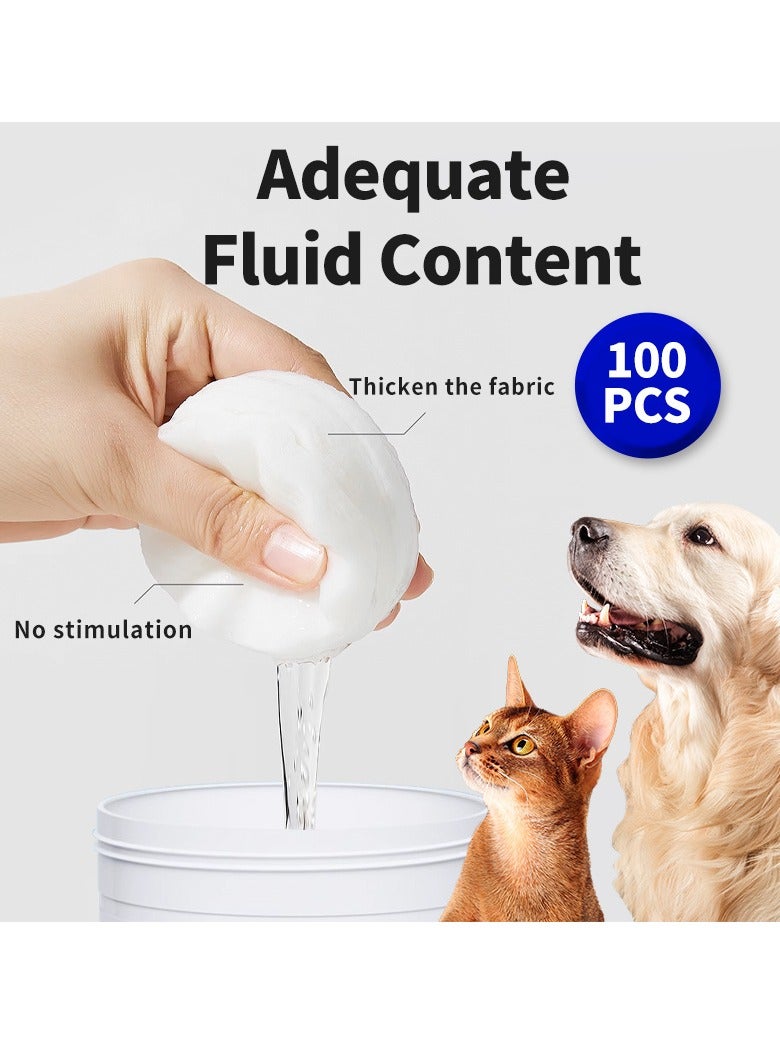 Jellico Pet eye wipes gentle and effective dog eye wipes hypoallergenic safe eye wipes for dogs and cats using cat eye wipes and dog eye wipes - Image 2