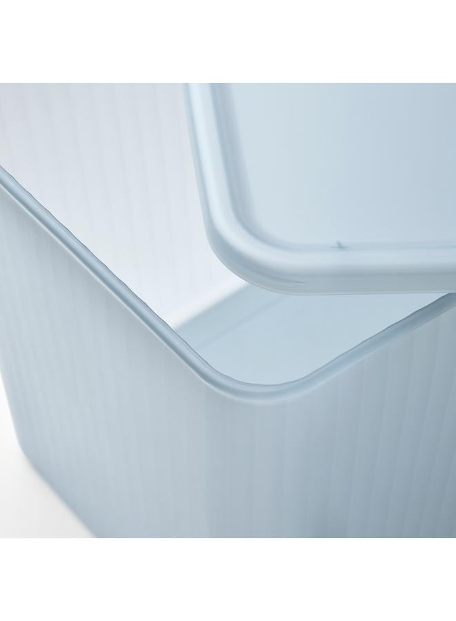 Zaboon Storage box with lid, transparent grey-blue, 24x36x23 cm/14.5 l - Image 5