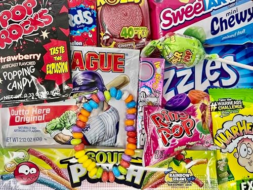 RETRO CANDY YUM 1996 Retro Childhood Candy Gift Basket Box Assortment for 30th Birthday Man or Woman Jr - Image 3