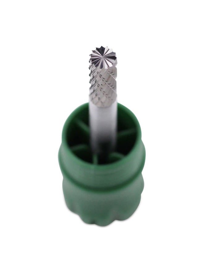 BHA Cylinder End Cut Shape Tungsten Carbide Burr Die Grinder Rotary Tool Bit for Metal Contouring and Deburring, Double Cut with 1/4" Shank (SB-1: 1/4" Cut Diameter x 5/8" Cut Length) - Image 5