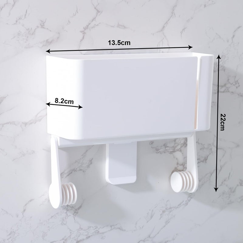 Kuber Industries Toilet Paper Holders | 1329B | White - Image 3