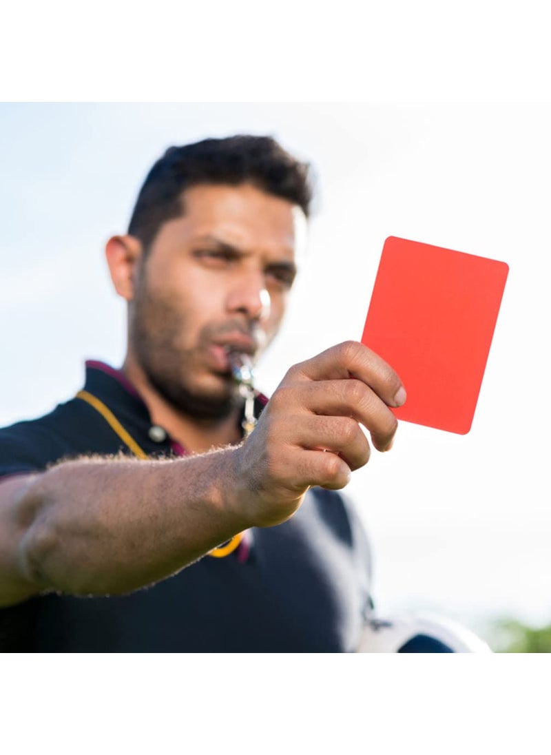 Toyvian Toyvian Referee Card Set 10pcs Red Yellow Sports Soccer Referee Warning Cards for Football Soccer  - Image 2