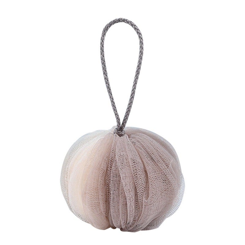 Shower Loofahs: PE Fine Mesh, Rich Delicate Foam, Firm Binding, Not Easy To Fall Apart - Lanyard Design Bath Sponge for Adult & Kid Home Bath Use - Image 1