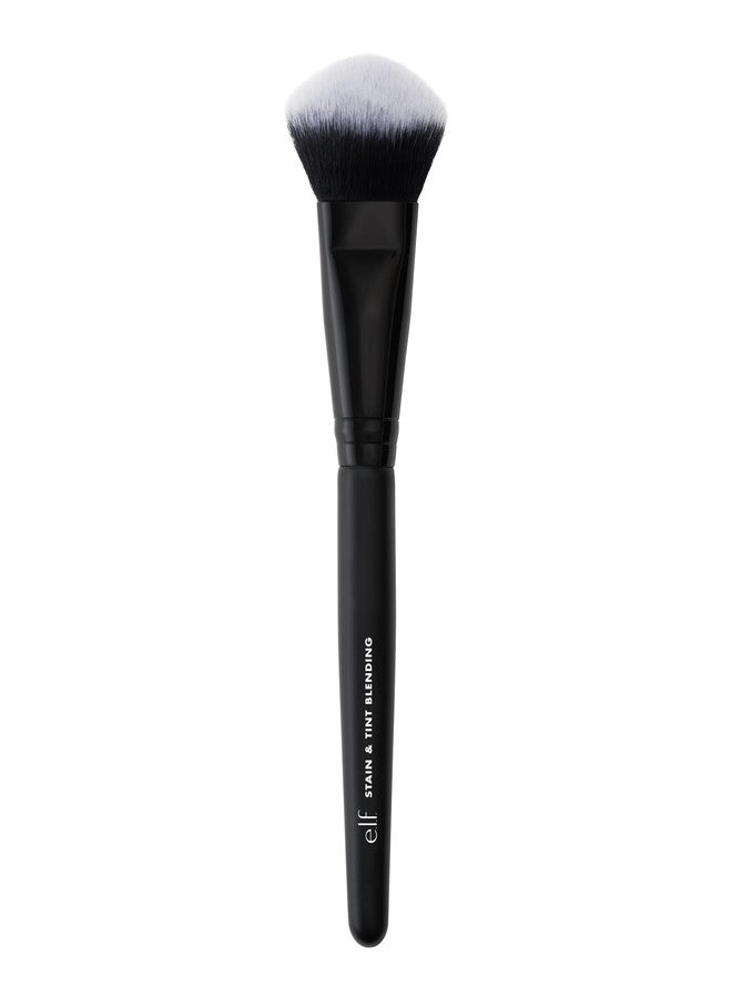 elf e.l.f. Stain & Tint Blending Brush, Liquid Blush Brush For Blending & Creating An Even Finish, Made With Synthetic Bristles, Vegan & Cruelty-Free - Image 1