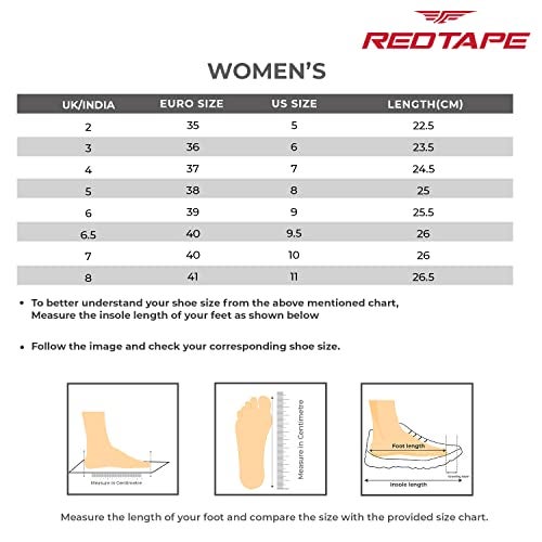 Red Tape Women Peach Sneakers - Image 5