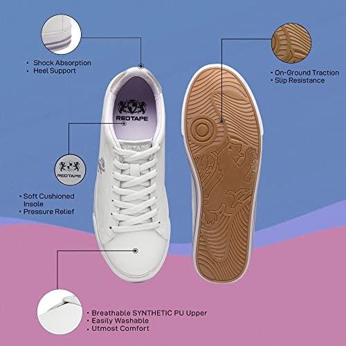 Red Tape Women Peach Sneakers - Image 2