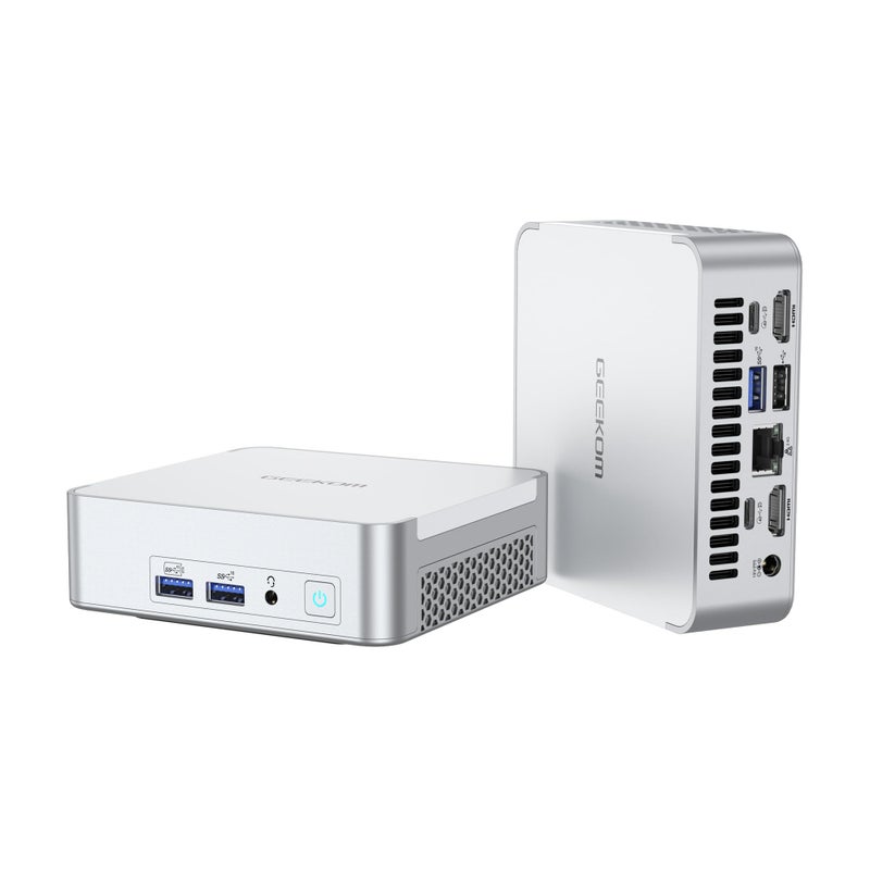 جهاز GEEKOM Mini PC XT13 Pro بمعالج Intel Core i9 13900HK 14C20T يصل إلى 54GHz، 24MB، حواسيب مكتبية للأعمال، 32GB DDR4 RAM، 1TB PCIe 40 SSD، 2xUSB48K HDRWiFi 6EBT53، Windows 11 Pro Office Mini Computers