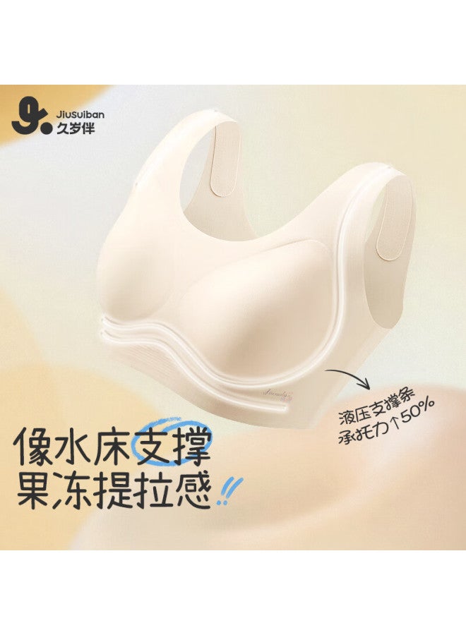 Jiusuiban Girls' Underwear Developmental Period 12-15 Years A-class Seamless Nude Feeling Youth Bra Student Sports Shockproof Vest