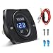 Anina Realtime Battery Voltage Meter for Car Marine Waterproof DC 12V24V Battery Monitor with Blue LED 29mm Round Panel Mount Digital Voltage Display for Automotive RV Truck Motorcycle Boat - Image 2