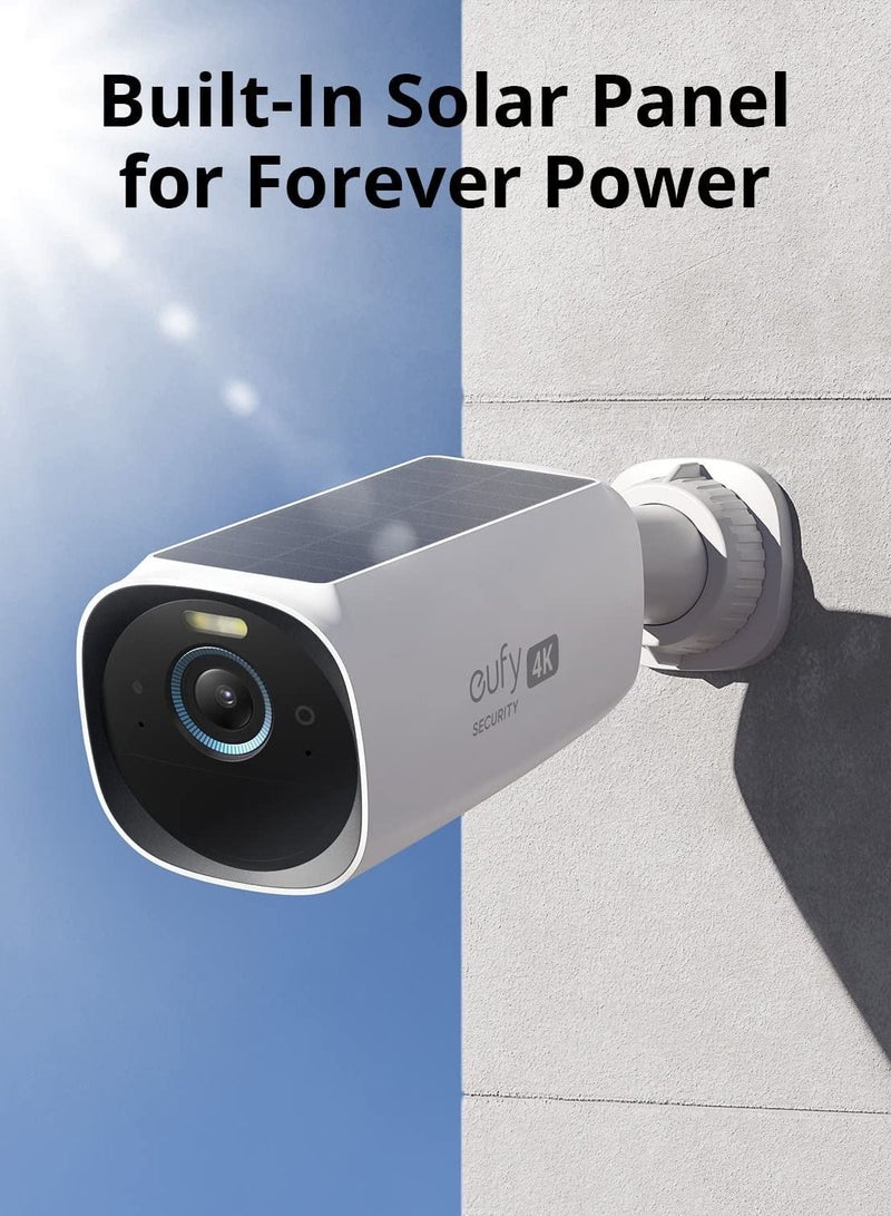 إيوفي eufy Security eufyCam 3 2-Cam Kit, Security Camera Outdoor Wireless, 4K Camera with Integrated Solar Panel, Forever Power, Face Recognition AI, Expandable Local Storage up to 16TB, No Monthly Fee - Image 4