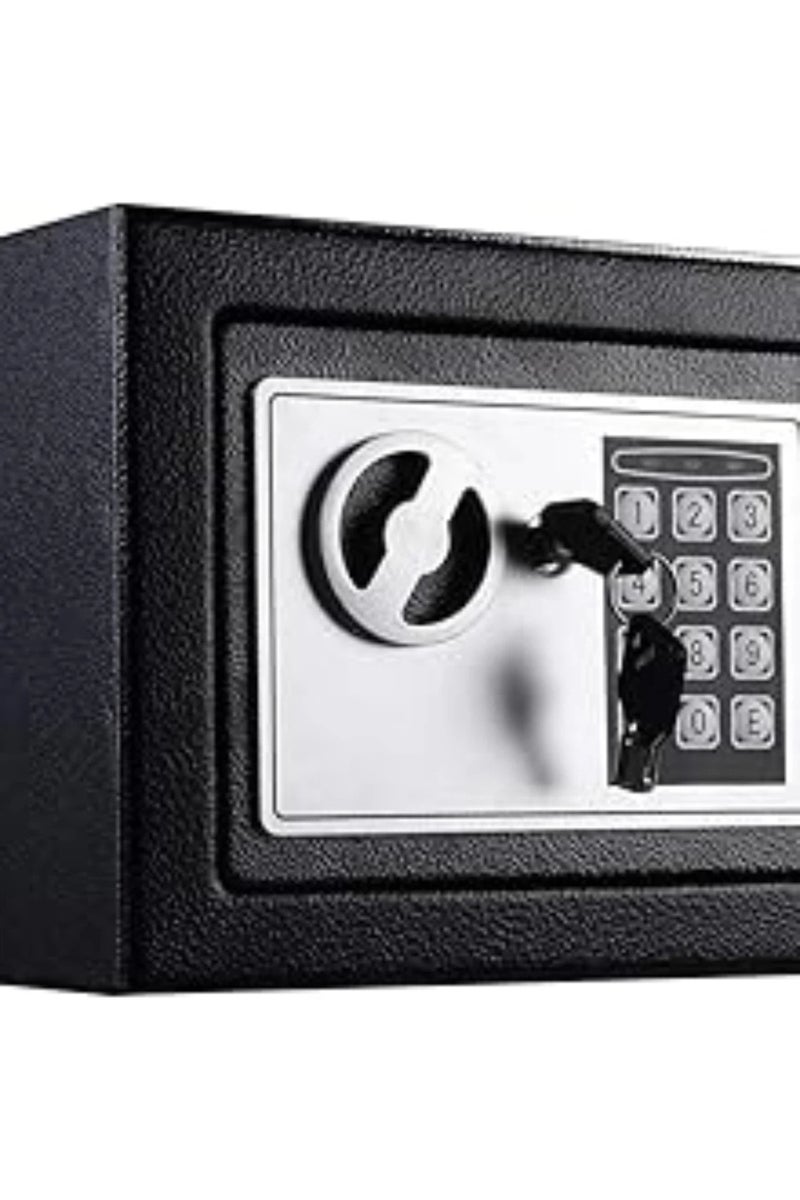 Digital Electronic Safe Black for Home - Image 1
