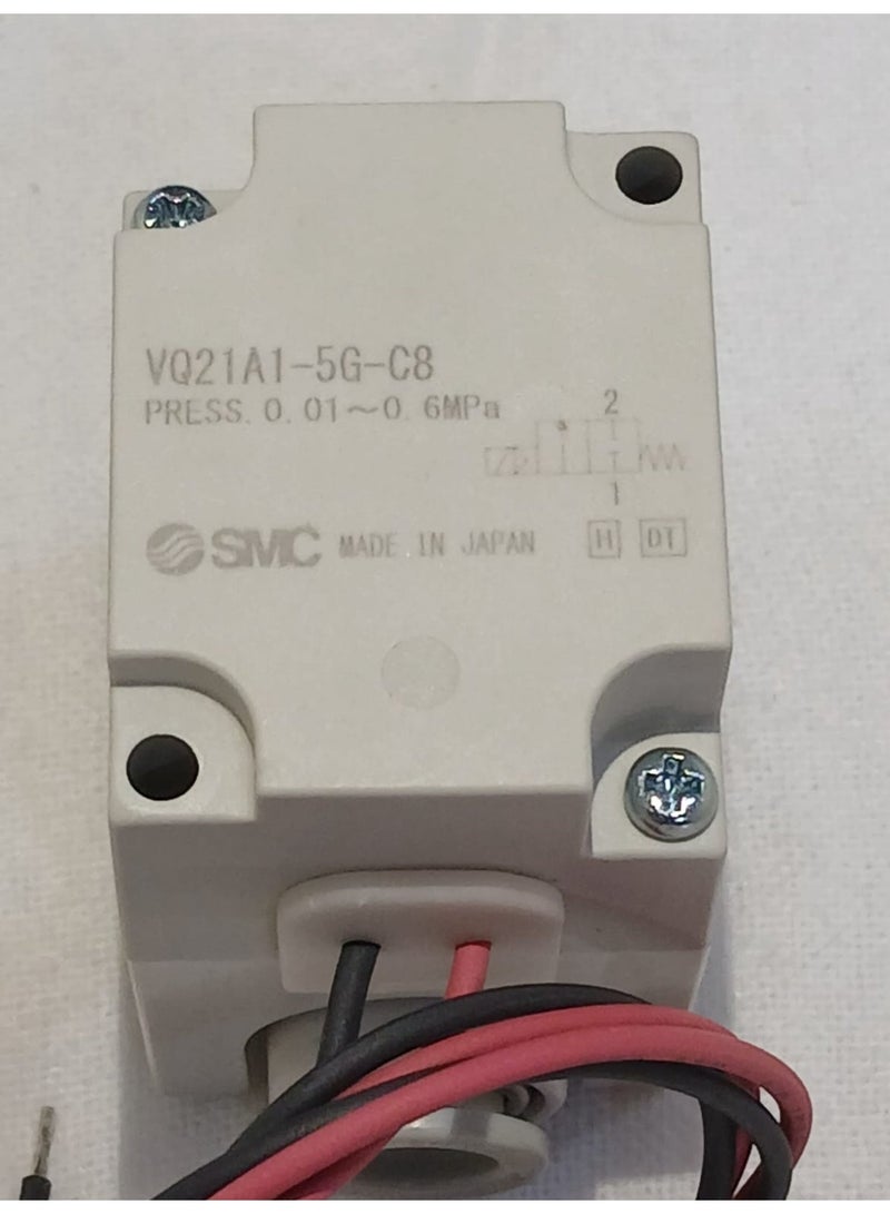 SMC Pneumatic Solenoid Valve VQ21A1-5G-C8 24VDC - Image 4