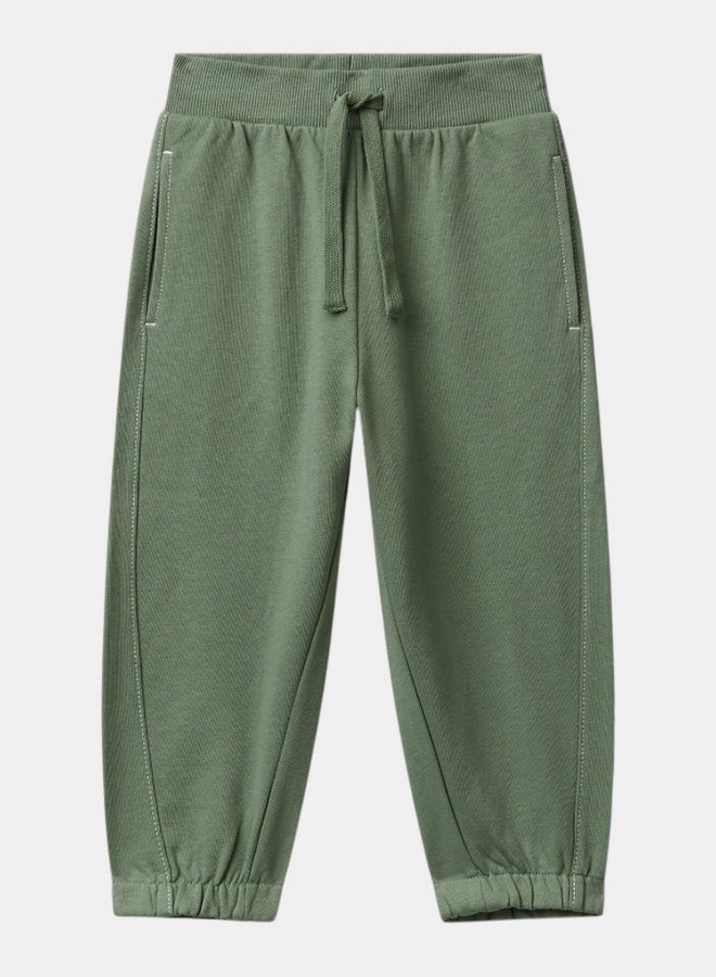 Benetton Boys 100% cotton joggers - Image 1