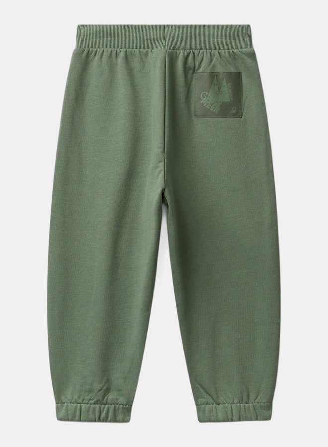 Benetton Boys 100% cotton joggers - Image 3