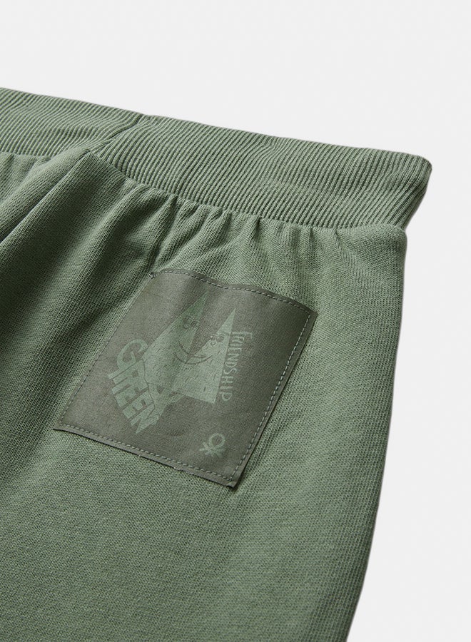 Benetton Boys 100% cotton joggers - Image 2