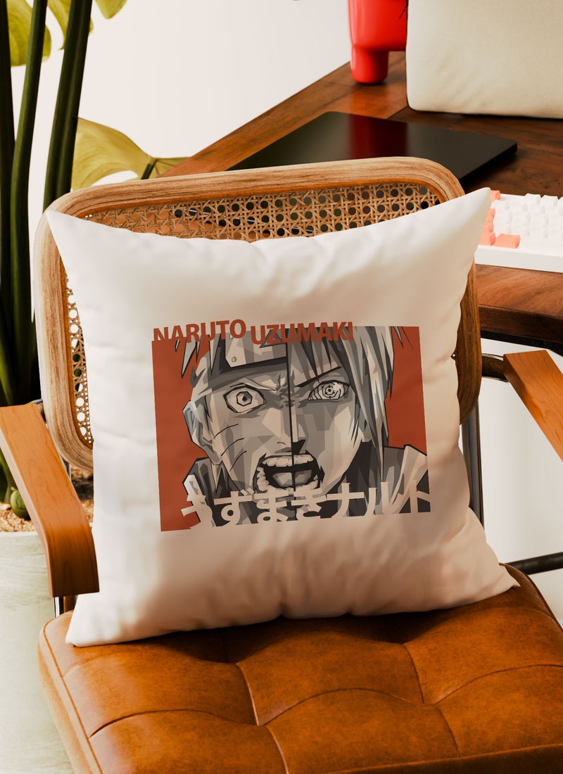 LOUD UNIVERSE Naruto Jar Manga Fan Character Couch Cushion Naruto Decorative Cushion Naruto Uzumaki Retro style Naruto-Manga Fan Gift - Image 3