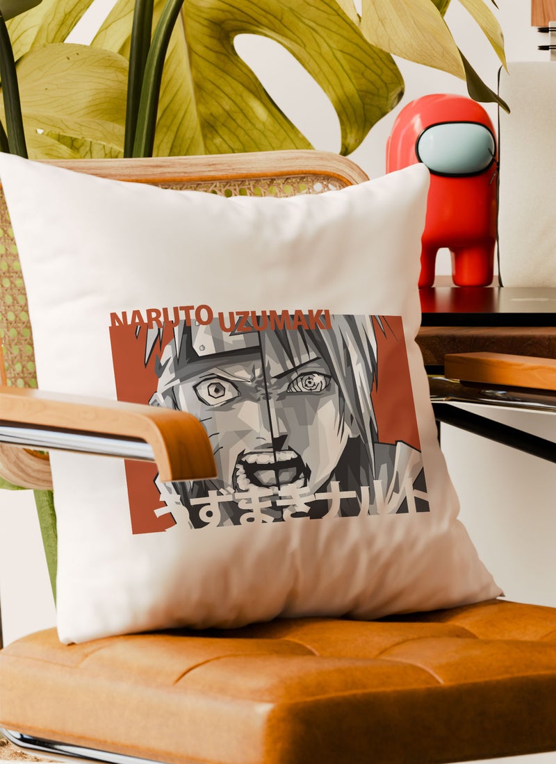 LOUD UNIVERSE Naruto Jar Manga Fan Character Couch Cushion Naruto Decorative Cushion Naruto Uzumaki Retro style Naruto-Manga Fan Gift - Image 4