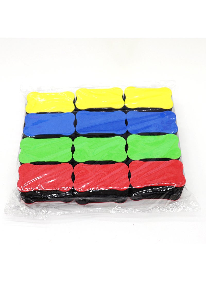 Generic - EVA Felt Fabric Dog Bone Whiteboard Eraser With magnetic 7*4*2cm mixed color regular shipment - Image 1