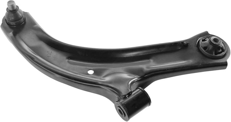 TRQ Front Lower Control Arm with Ball Joint RH Right Passenger Side Compatible with 2009-2014 Nissan Cube 2007-2012 Versa 521-084 545001JY0A K620566 MS30146 - Image 5
