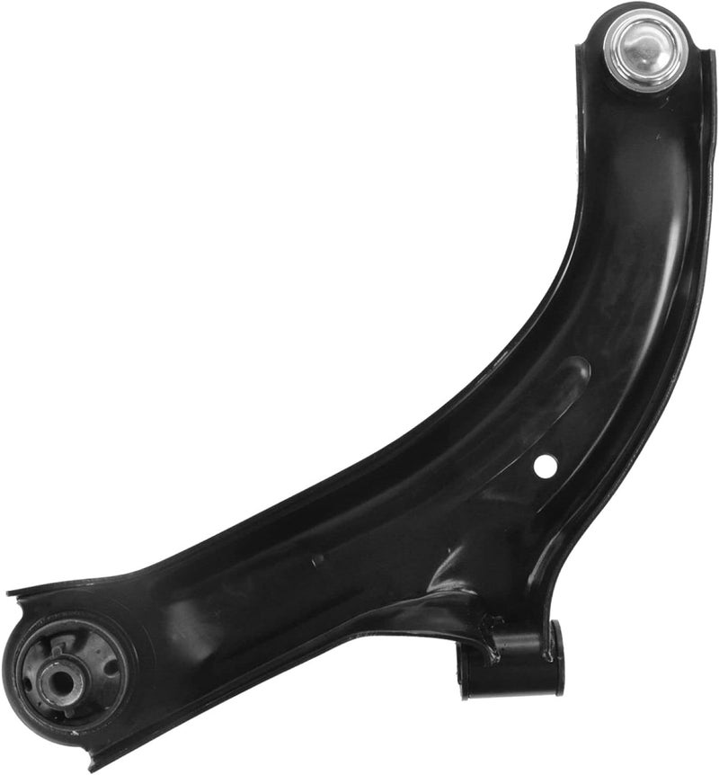 TRQ Front Lower Control Arm with Ball Joint RH Right Passenger Side Compatible with 2009-2014 Nissan Cube 2007-2012 Versa 521-084 545001JY0A K620566 MS30146 - Image 1