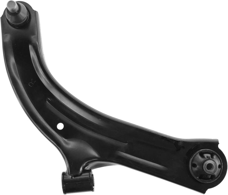TRQ Front Lower Control Arm with Ball Joint RH Right Passenger Side Compatible with 2009-2014 Nissan Cube 2007-2012 Versa 521-084 545001JY0A K620566 MS30146 - Image 4