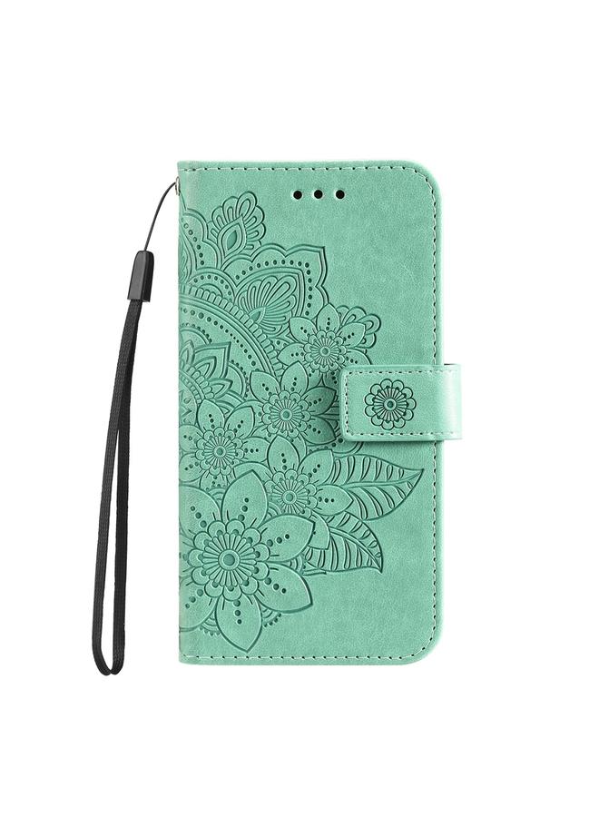 زبون جراب لهاتف Infinix Note 40 Pro 4G / 5G / Note 40 Pro+ جراب هاتف جلدي منقوش عليه زهور بسبع بتلات - Image 2