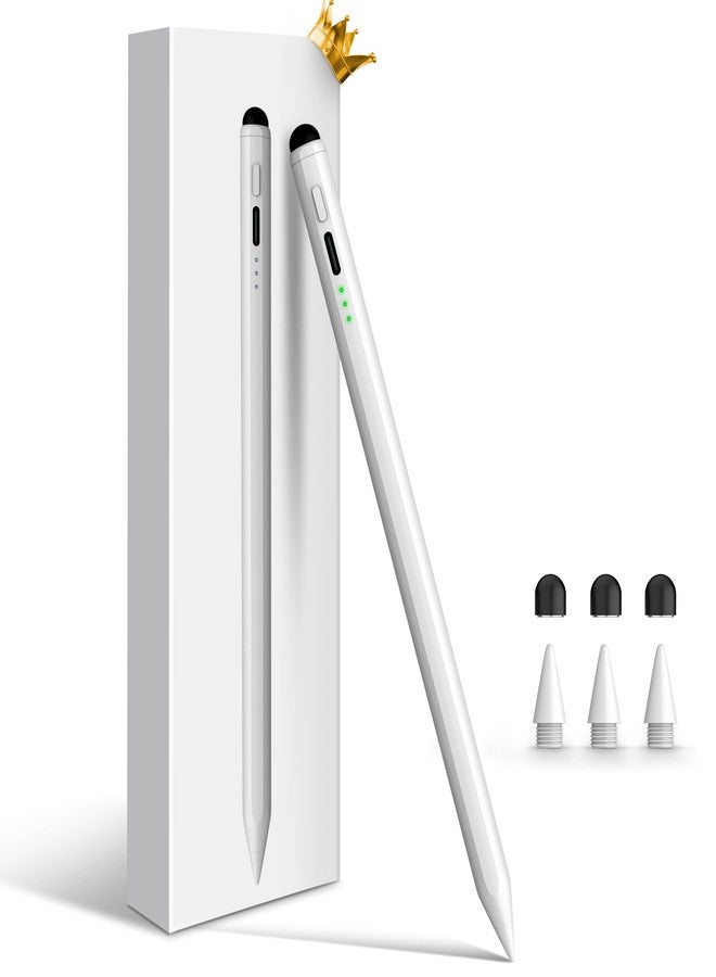 STYLUSHOME Pencil for Apple iPad 11th/10th/9th, 2X Fast Charge Stylus Pen for iPad, Palm Rejection, Tilt Sensitivity, Compatible with iPad A16/10/9/8/7/6, Pro M4/13/12.9"/11", Air M3/M2/5/4/3, Mini 7/6/5 - Image 1